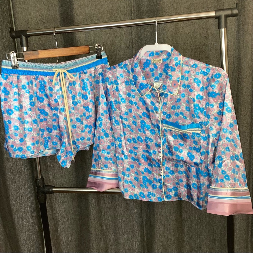 Free People Pillow Talk Silky Satin PJ Pajama Set NEW WITH TAGS - Picture 8 of 15